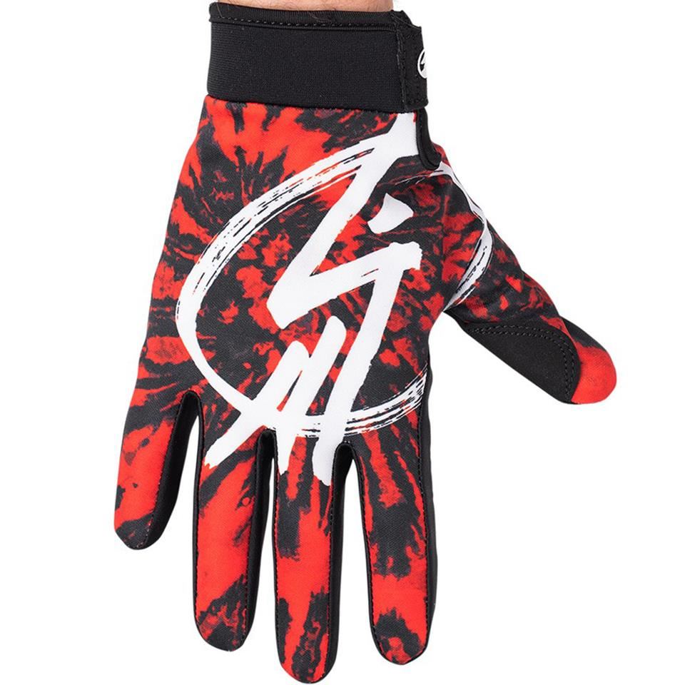 Shadow Conspiracy Conspire Gloves, Red Tie Dye / Small