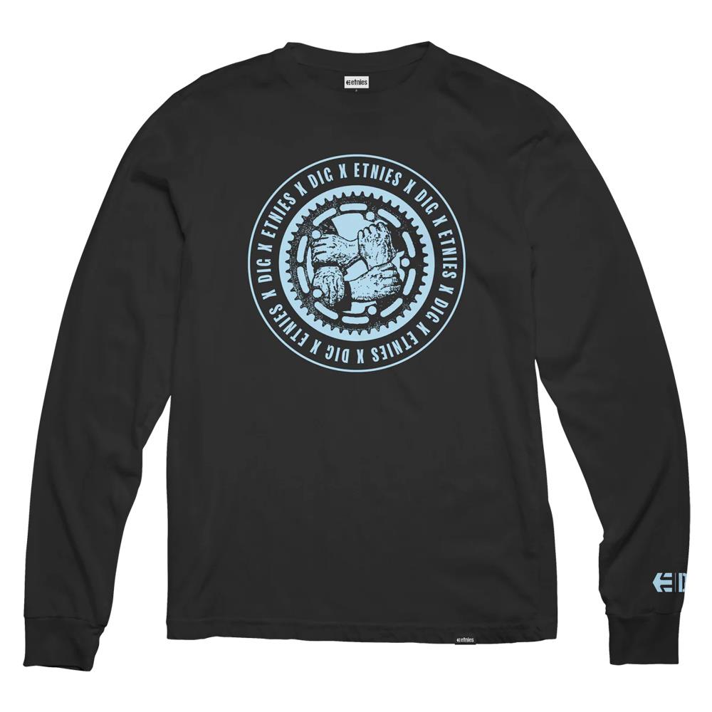 Etnies X DIG Long Sleeve T-shirt - Black | Source BMX - US