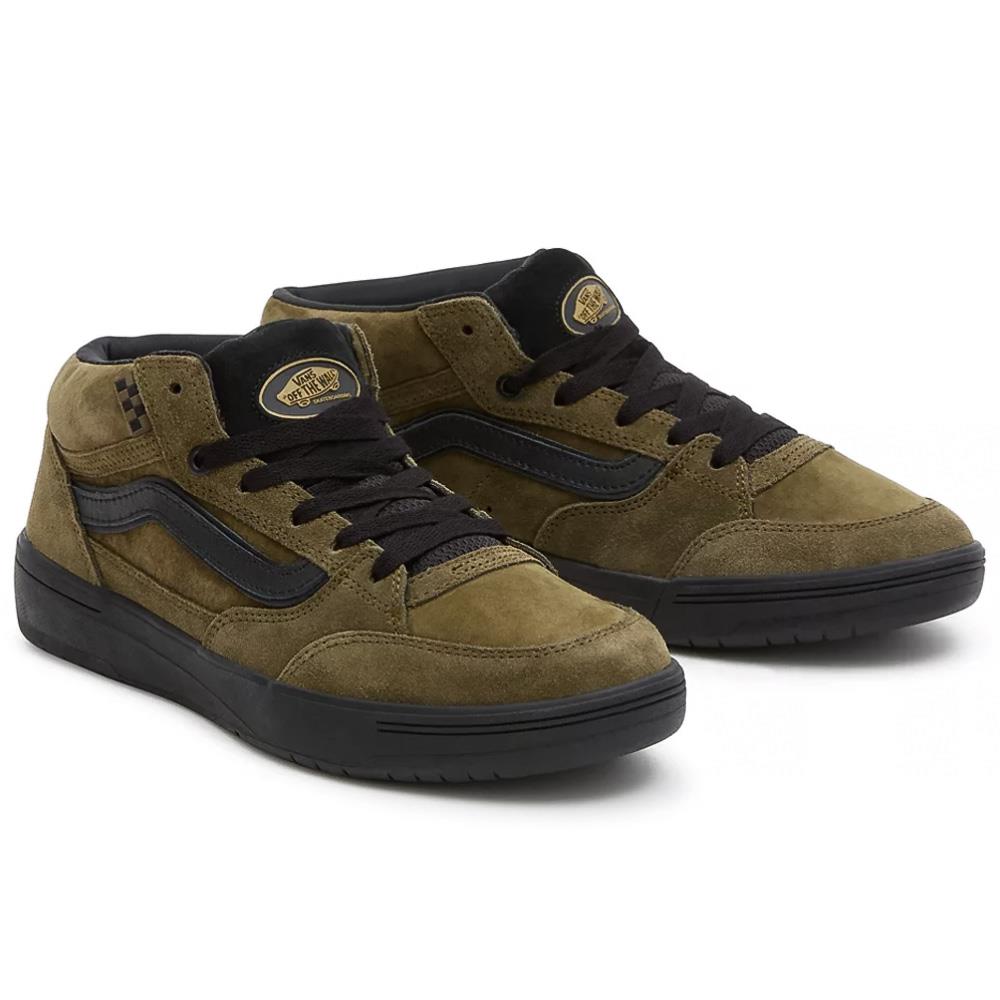 Vans mid hotsell top olive