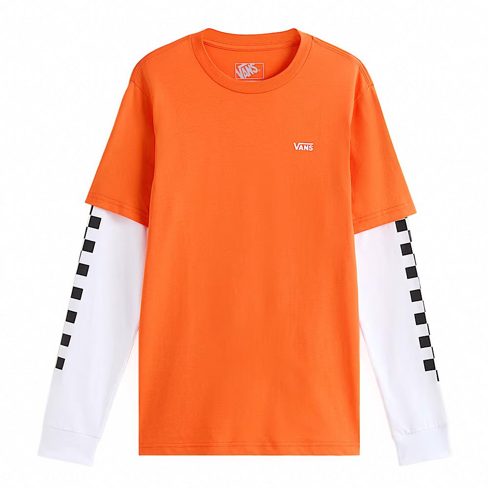 Vans Long Check Twofer Kids T-shirt - Flame – Source BMX - US