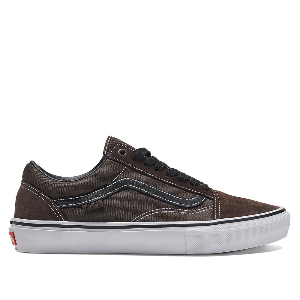 Vans Skate Old Skool - Chocolate/White – Source BMX - US