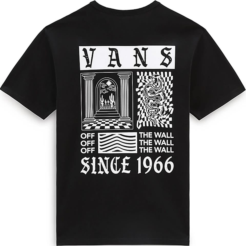 T shirt vans noir et blanc Clearance