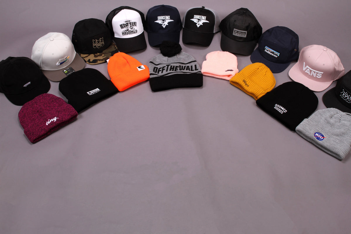 Massive range of BMX caps and Beanies available at SourceBMX