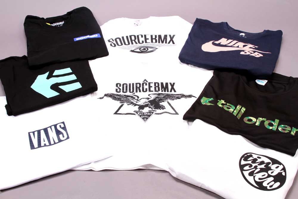 Selection of BMX and Skateboard T-shirts for the Kids! Available at SourceBMX