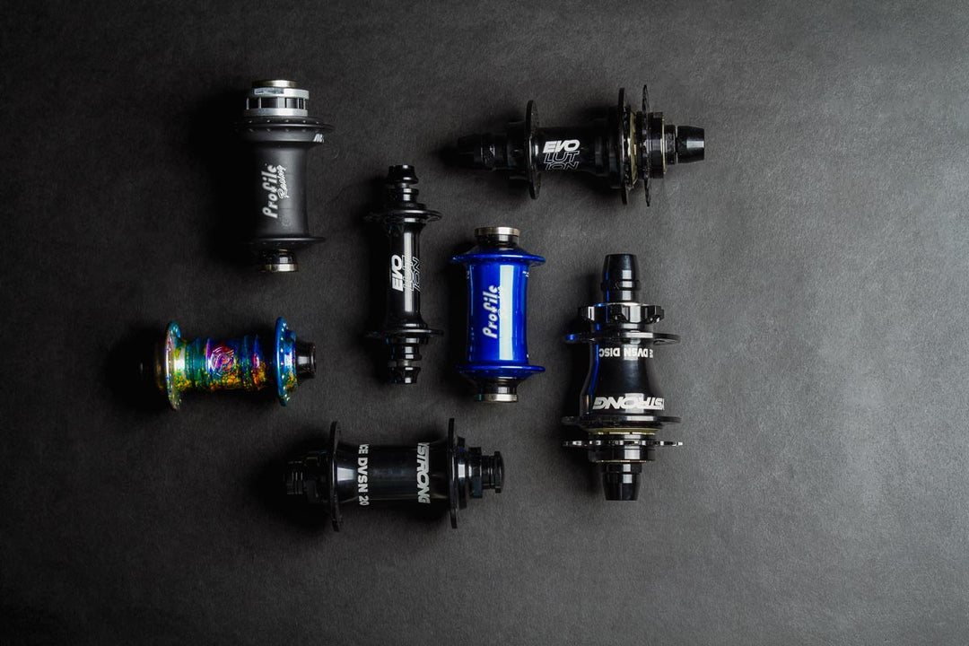 BMX Racing hubs, Front hubs, rear hubs and hubsets
