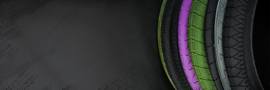 Shop our collection of Tires at Source BMX for all the abilities and budgets; we have you covered. We have a range of tires for your BMX Bikes from Beginners to Intermediate, or Pro to Race.