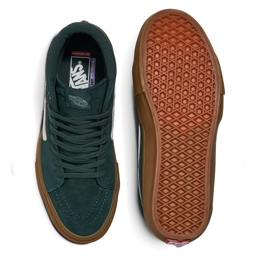Vans Skate sk8 -hi - Dark Green/Gum