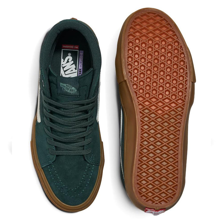 Vans Skate sk8 -hi - Dark Green/Gum