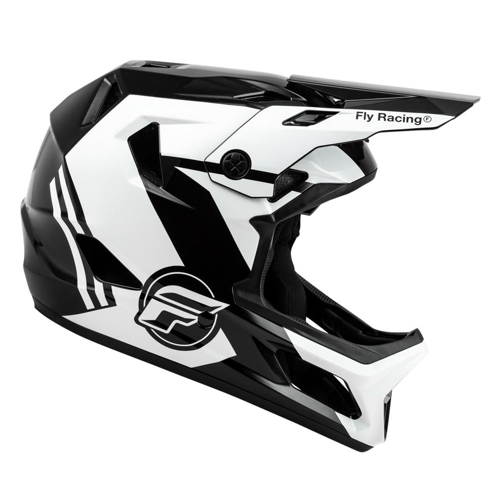 Fly Racing Rayce Helmet - Black/White/Grey