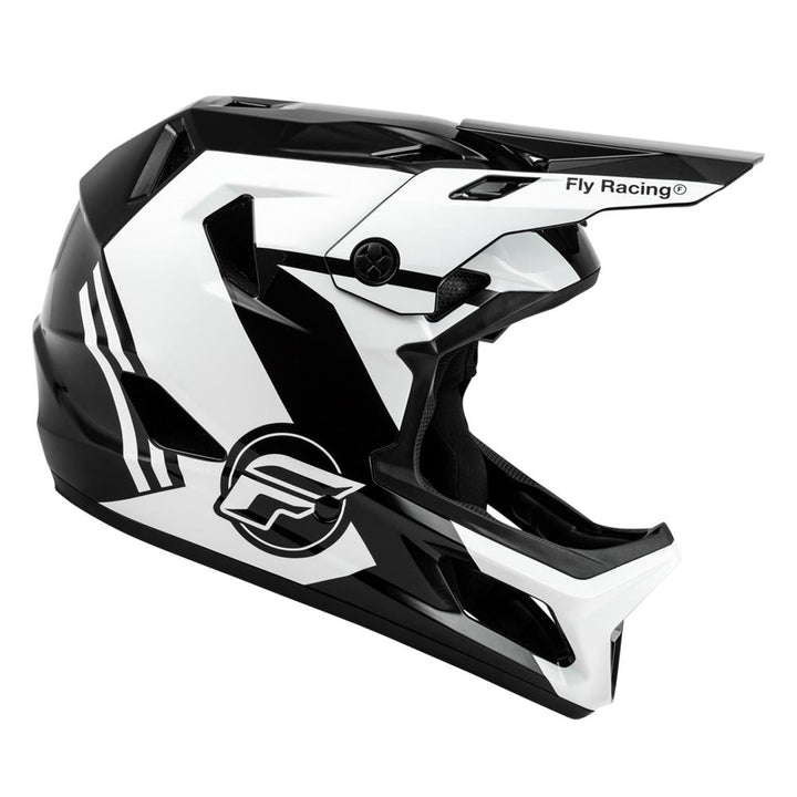 Fly Racing Rayce Helmet - Black/White/Grey