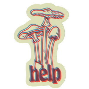 Help Shrooms Sticker