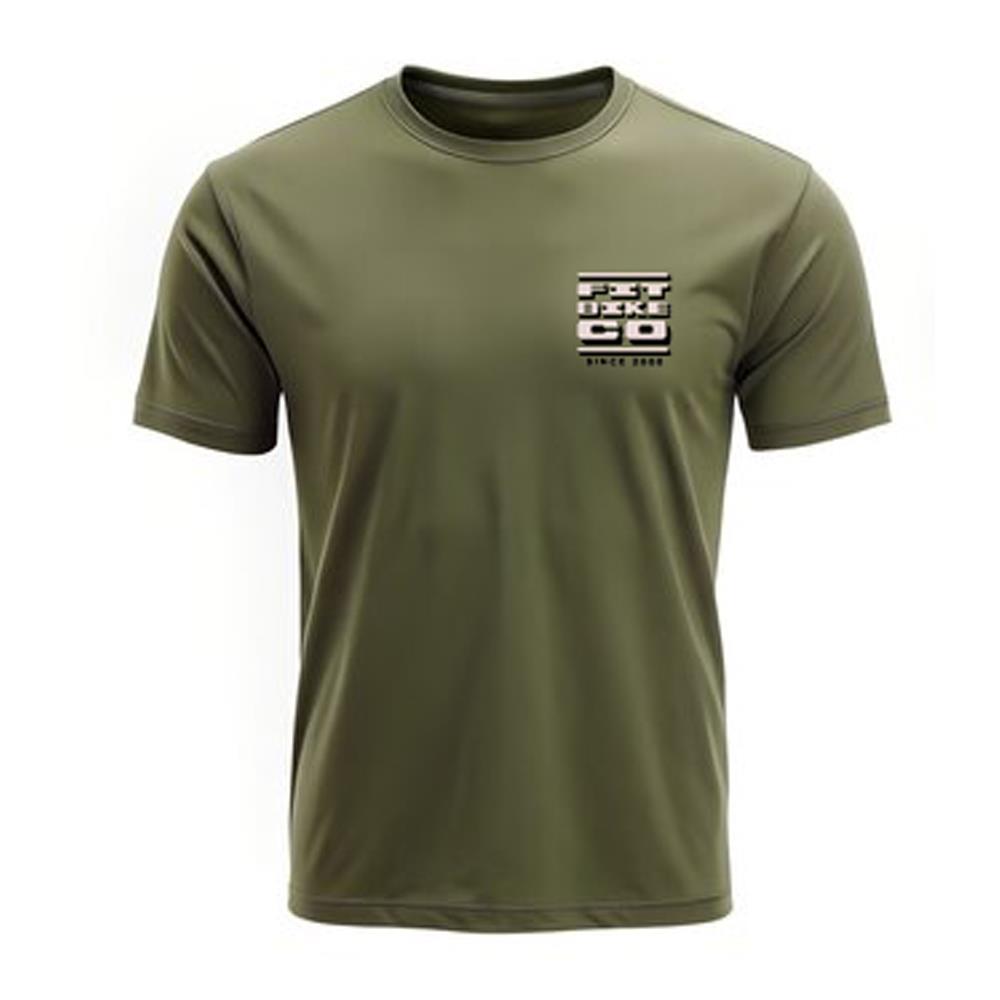 Fit Y2K T-shirt - Army Green