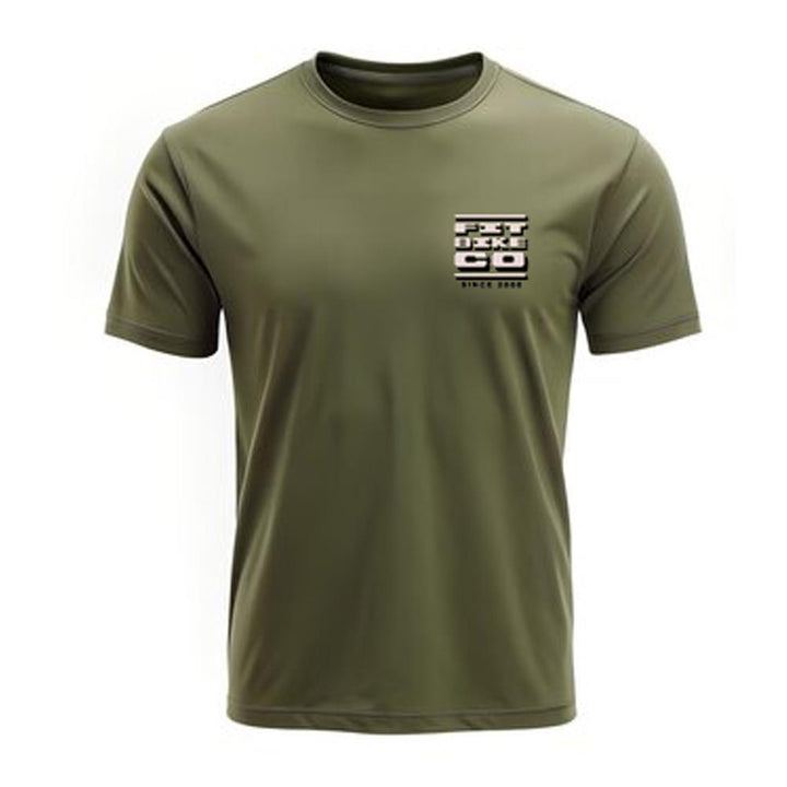 Fit Y2K T-shirt - Army Green