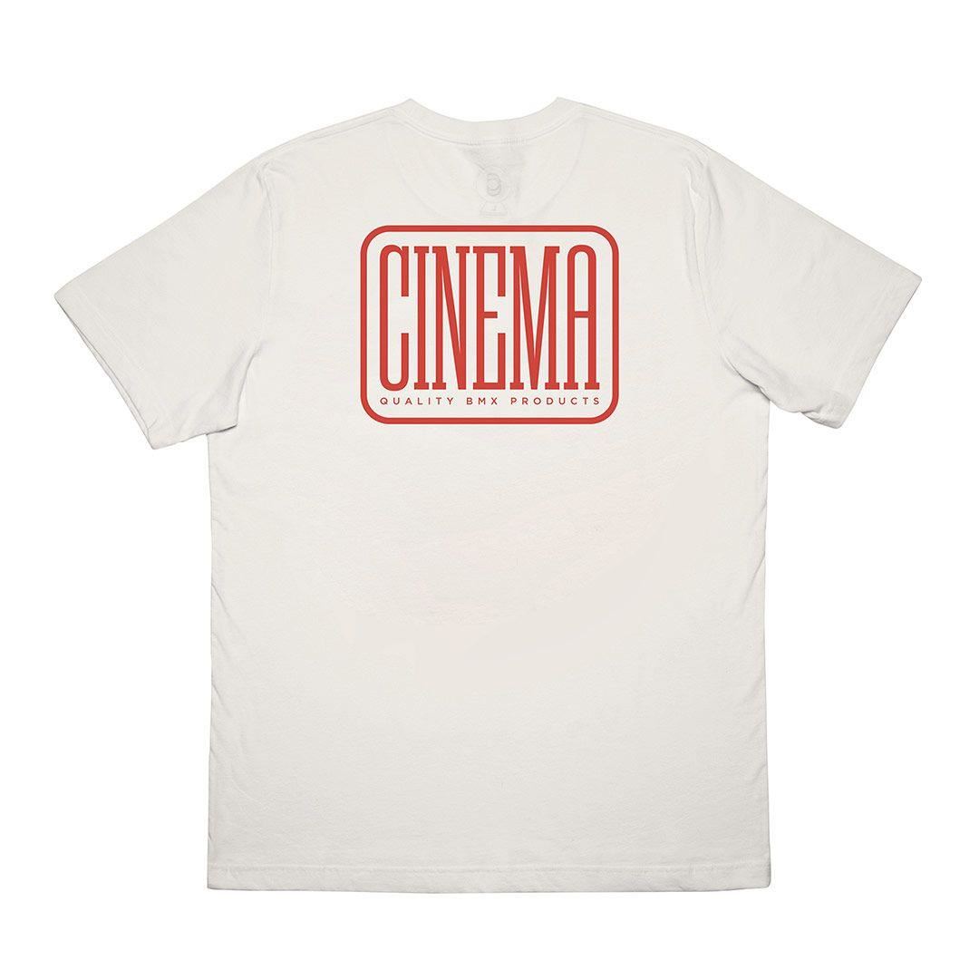 Cinema Camiseta asistente - Vintage White
