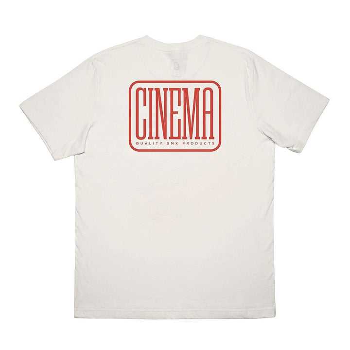 Cinema Camiseta asistente - Vintage White