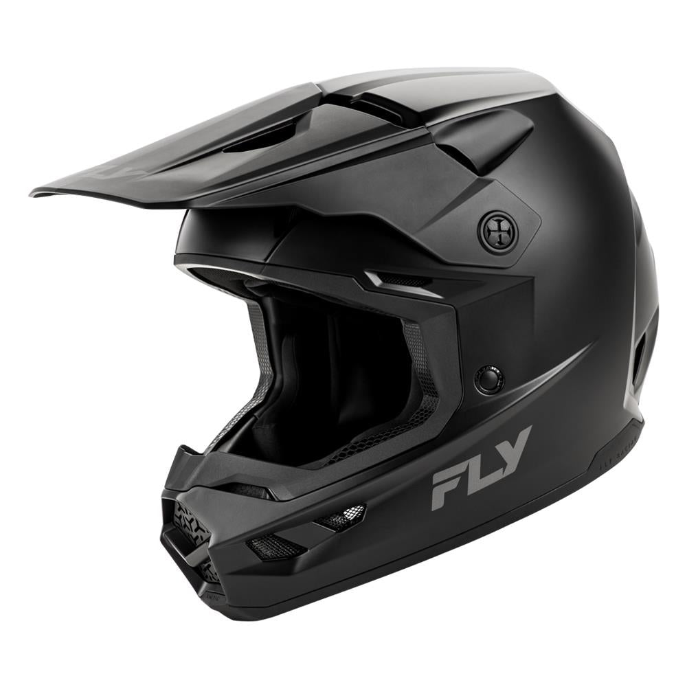 Fly Racing Kinetic Solid Helmet - Matte Black