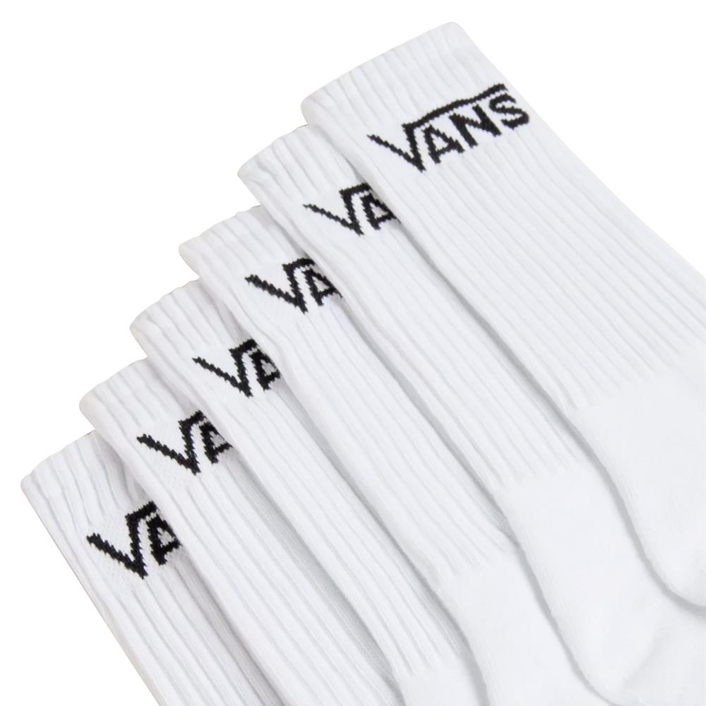 Vans Classic Crew Socks 6-Pack - White