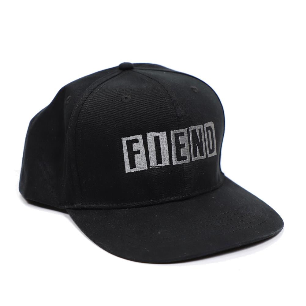 Fiend Ransom Snap Back Flat Bill Hat - Black