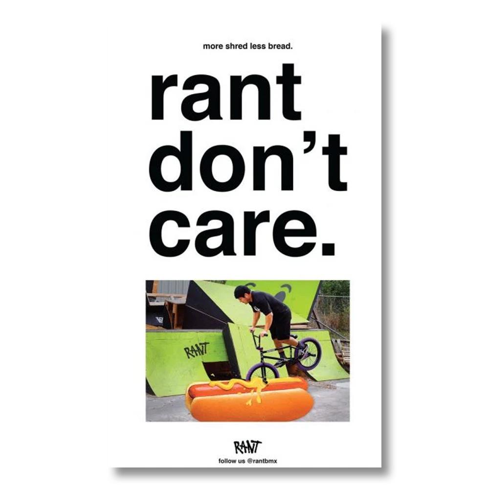 Rant Don't Care Poster