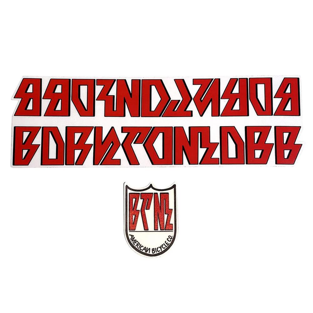 S&M BTM Frame Decal Sticker Set