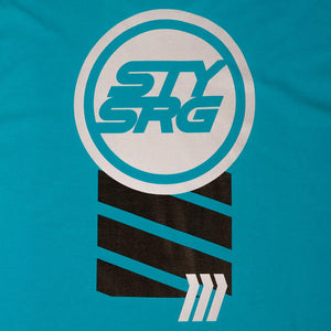 Stay Strong V4 T -Shirt - Stahl Blau