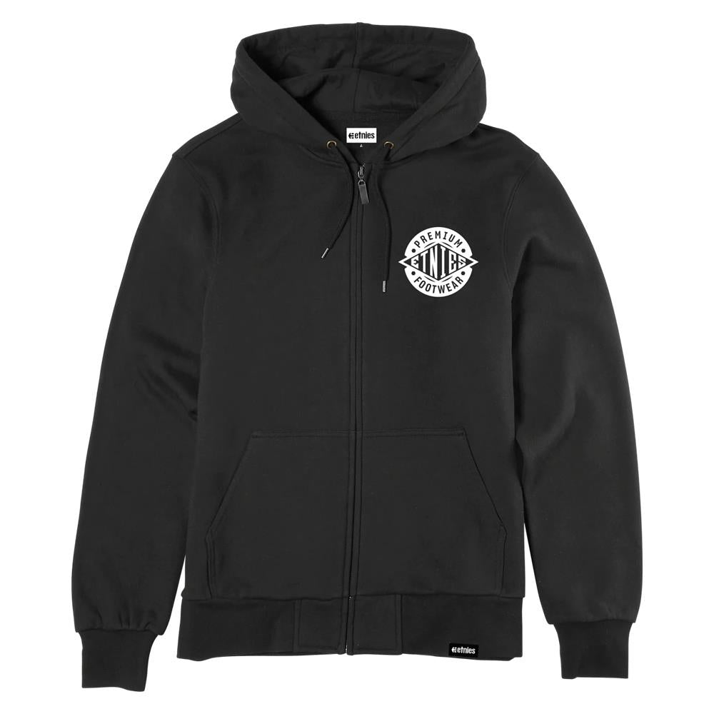 Etnies Premium FW Zip Hoodie - Black/White