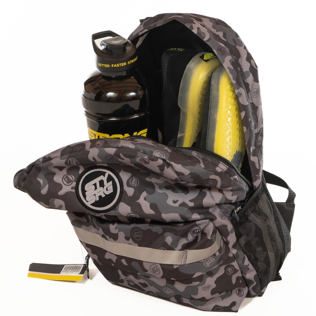 Stay Strong V3 Icon Rucksack - Schwarz/Graue Camo