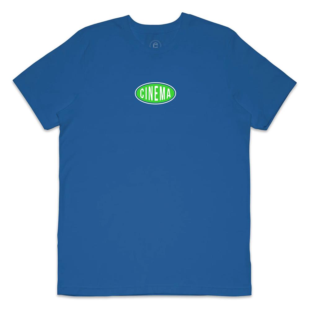 Cinema Throwback T-shirt - Columbia Blue