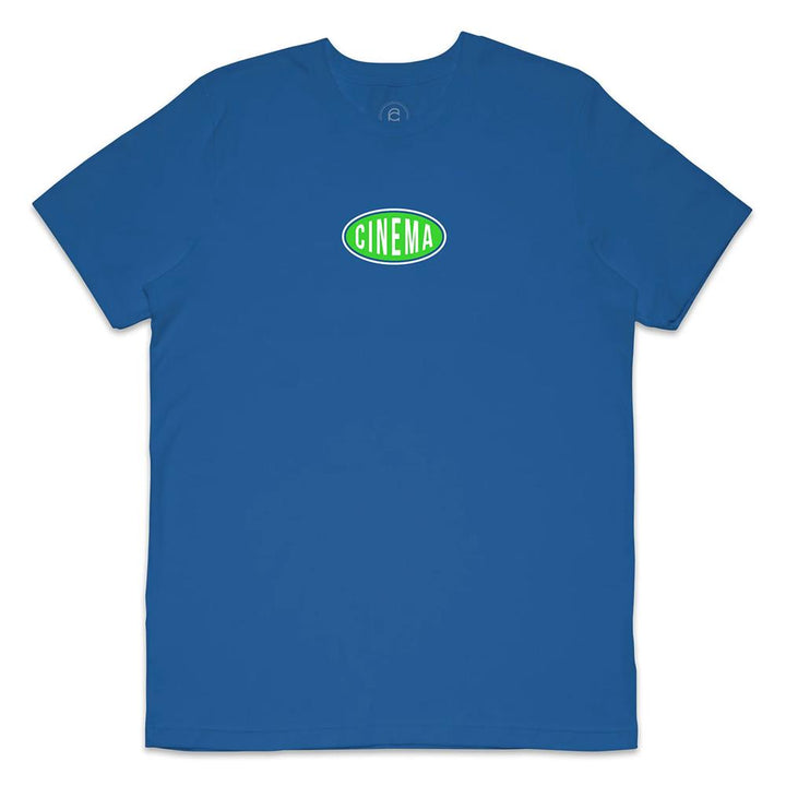 Cinema Throwback T-shirt - Columbia Blue