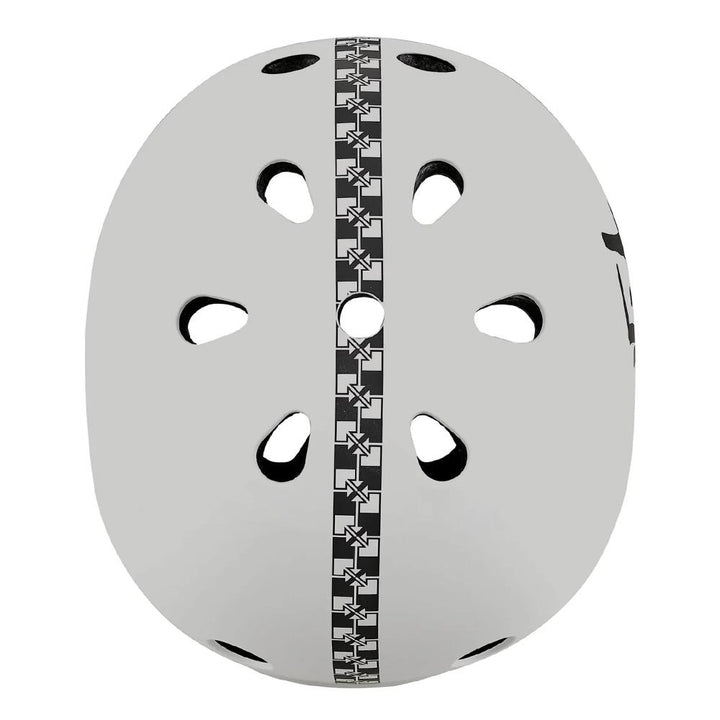 Pro-Tec Full Cut FIT Checkered Helmet - Light Grey