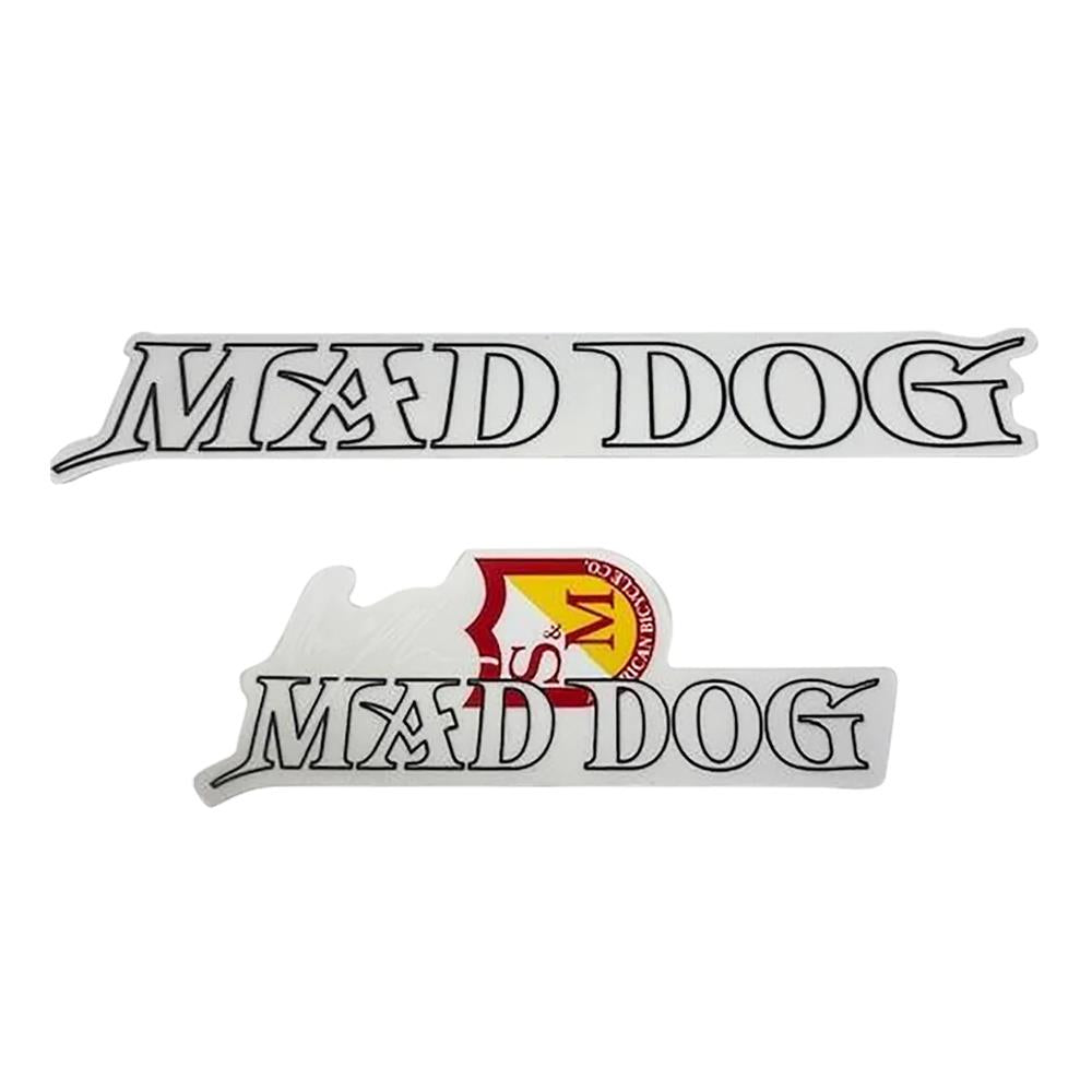 S&M Mad Dog Frame Stickers - Black