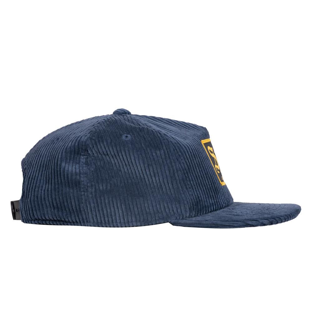 Shadow Coffin Crew Corduroy Hat - Blue