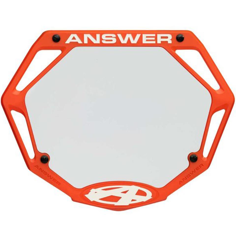 Answer Piastra numero di gara 3D