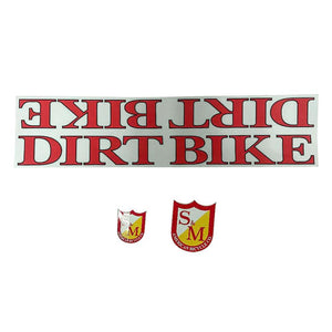 S&M Dirt Bike Frame Sticker Pack