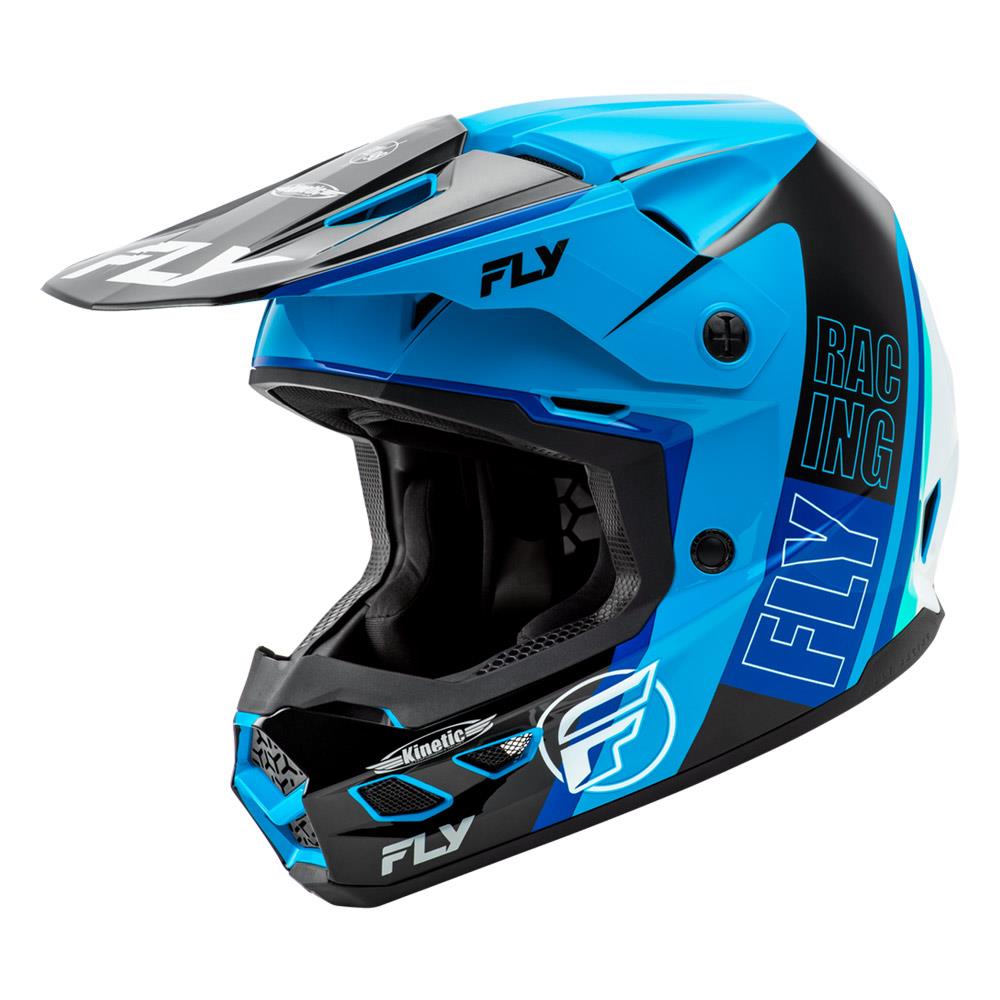 Fly Racing Kinetic Rally Helmet - Blue/Black/White