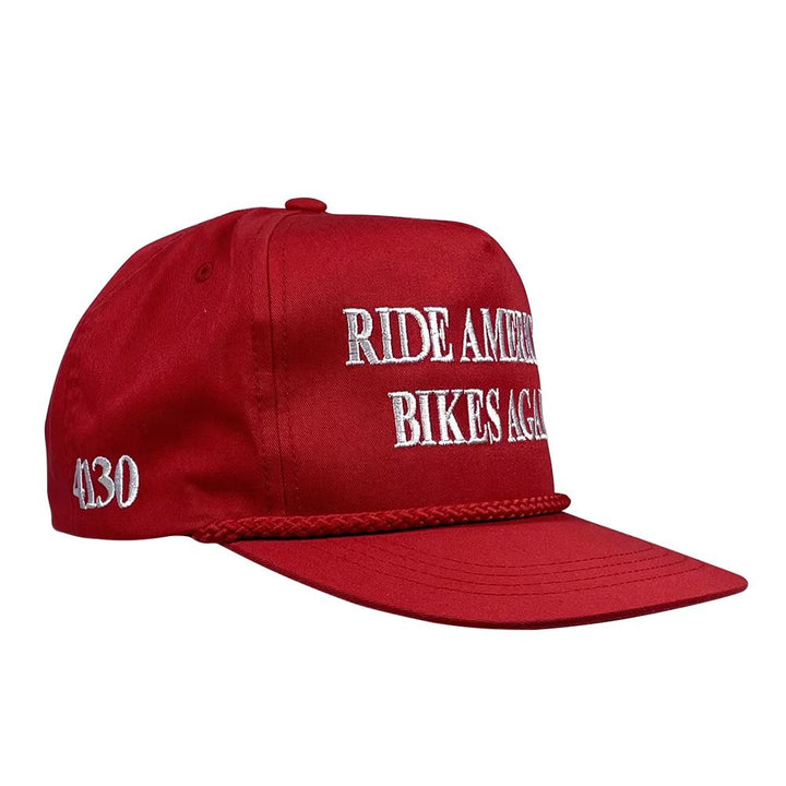 S&M Ride American Bikes Again Hat - Red