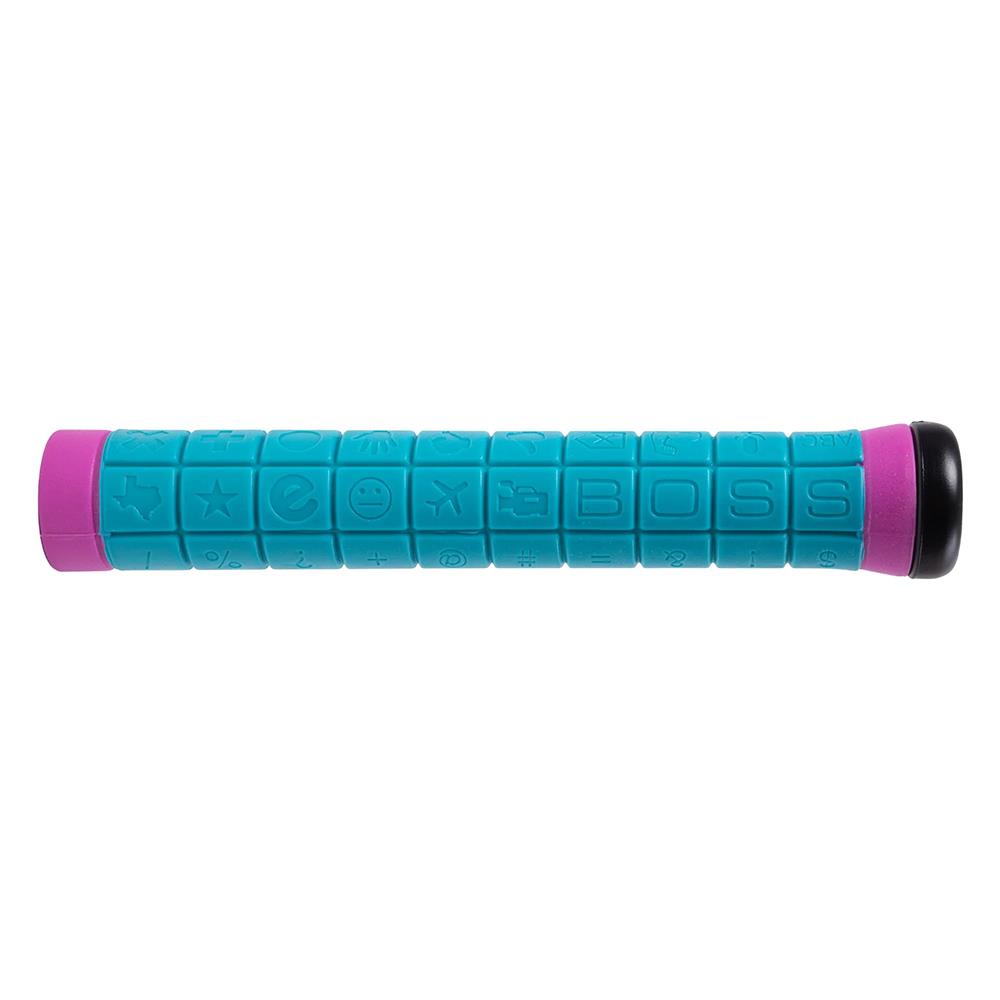 Odyssey Keyboard V2 Grips - Hot Pink Core with Teal Sleeve