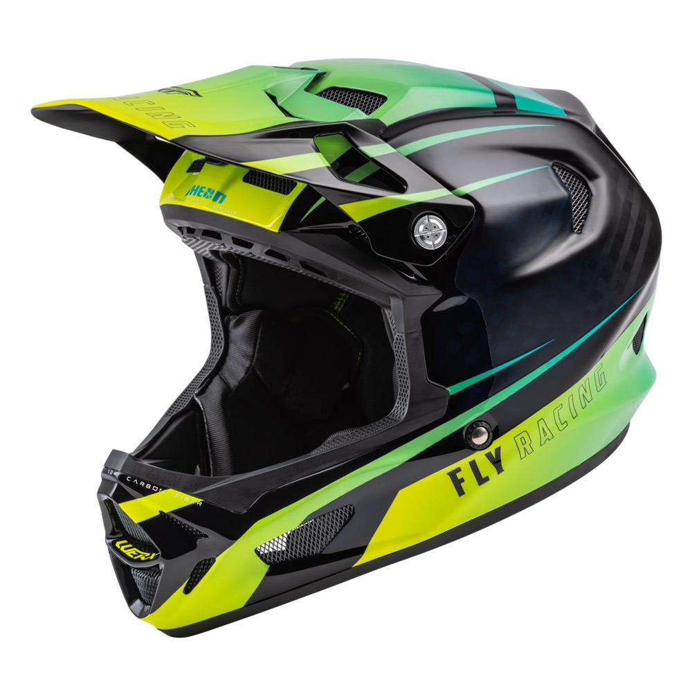 Fly Racing Werx-R Carbon Helmet - Hi-Vis/Teal/Black