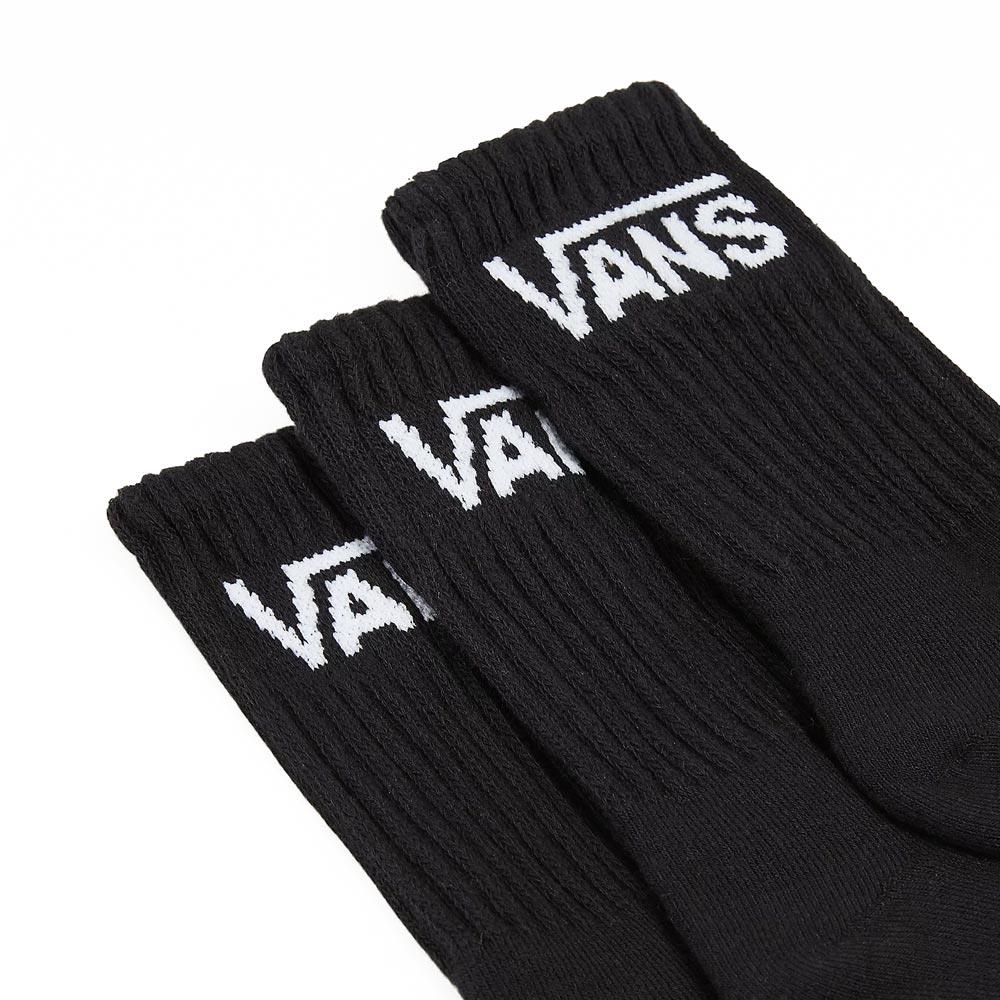 Vans Kids Classic Crew Socks 3-Pack - Black