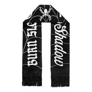 Burn Slow x Shadow Riding Gear Knit Scarf - Black