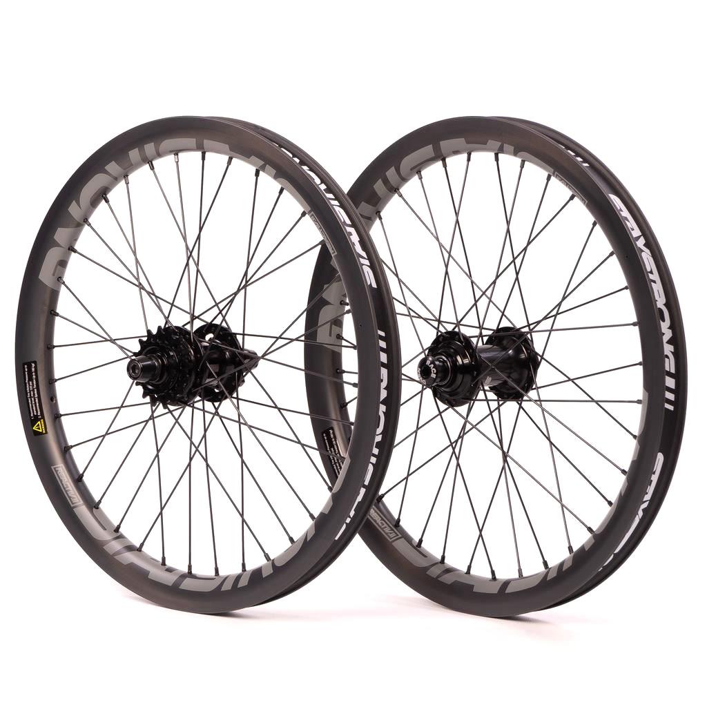 Stay Strong Carbon Reactiv 2 20" Expert Disc Race Wheelset - Carbon/ 1-3/8"