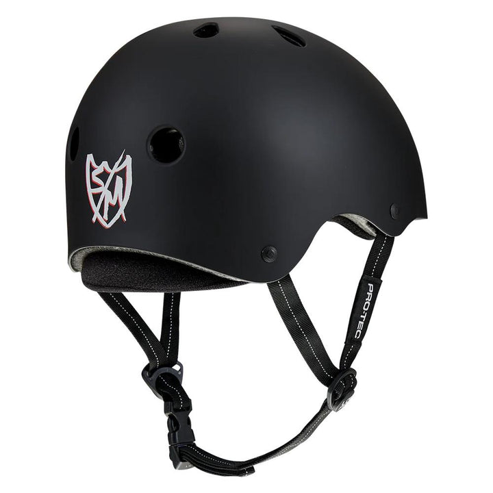 Pro-Tec Low Pro S&M Sharpie Shield Helmet - Matt Black