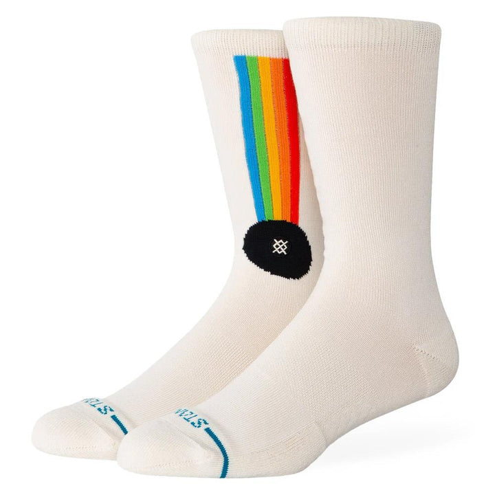 Stance Aperture Crew Socks - White - Large