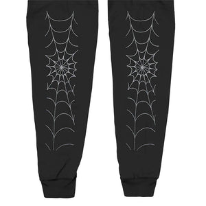 Burn Slow x Shadow Riding Gear Spider Logo Long Sleeve T-shirt - Black