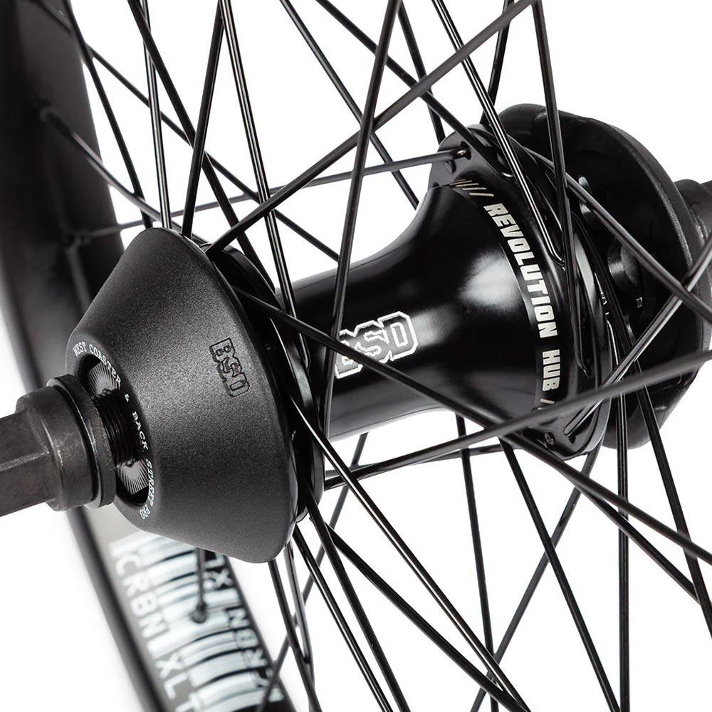 BSD CRBN-XLT Revolution V1.5 Male Axle Wheel with Guards RHD