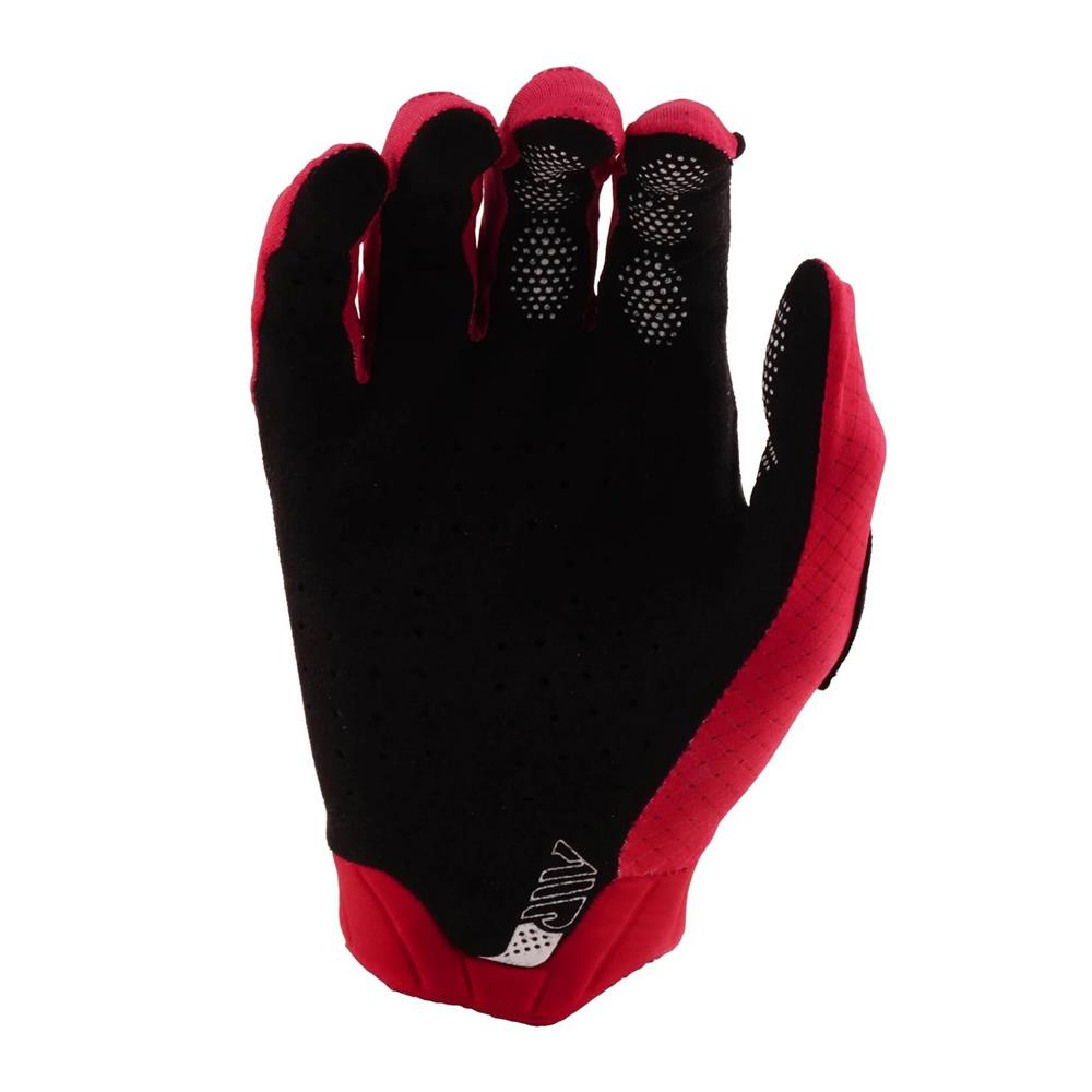 Troy Lee Air BMX Race Gloves - Mono Scarlet Glo