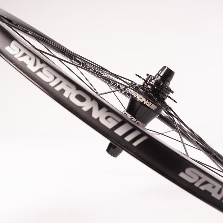 Stay Strong Reactiv 2 20" Disc Race Wheelset- Black/ 1-1/8"