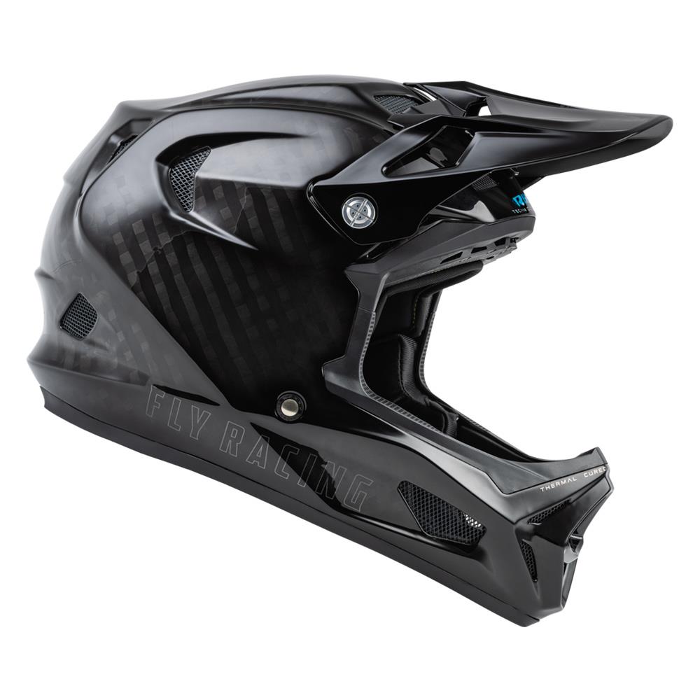 Fly Racing Werx-R Carbon Solid Helmet - Black Carbon