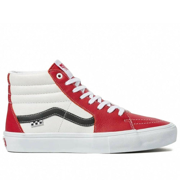 Vans Skate Sk8-Hi Sport Leather Chilli Pepper/White – Source BMX