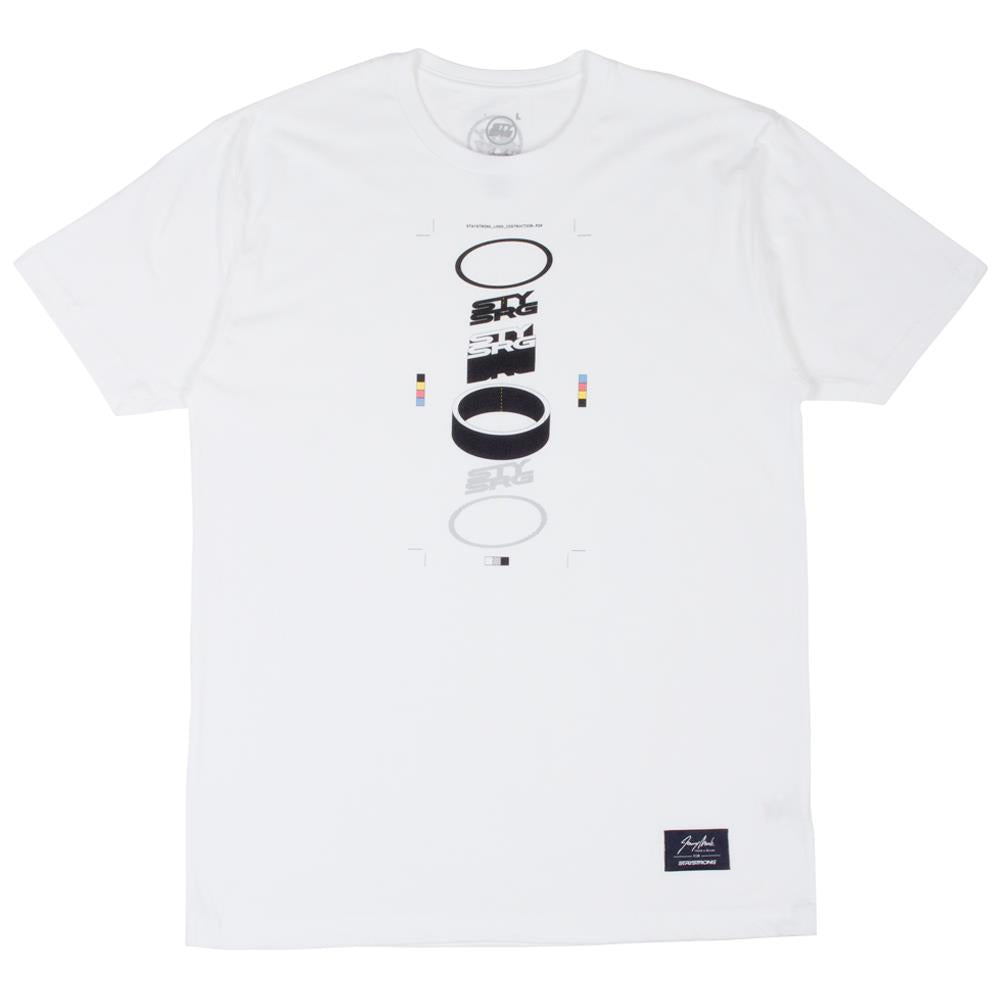 Stay Strong x Jonny Mole Construction T-Shirt - White